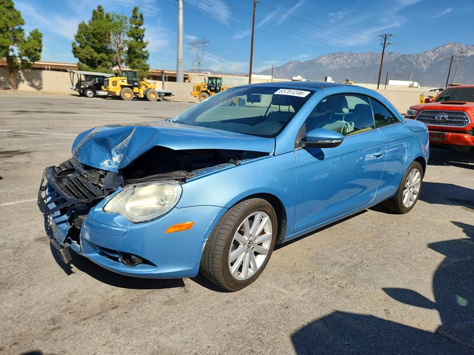2009 Volkswagen Eos მანქანა იყიდება აუქციონზე, vin: WVWBA71F09V004440, აუქციონის ნომერი: 65761246