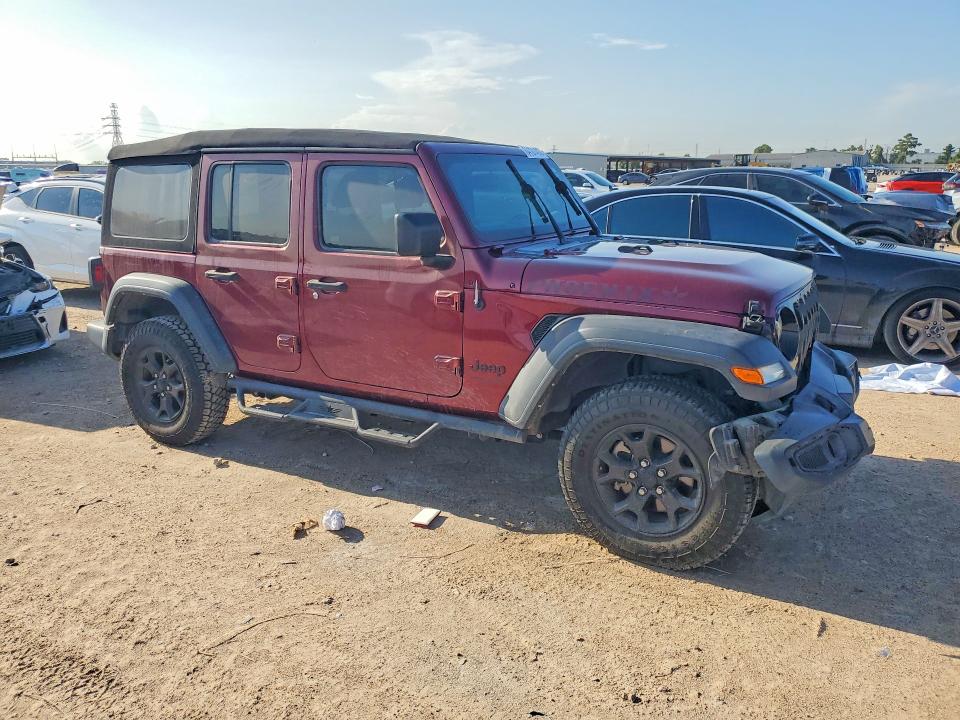Продаж на аукціоні авто 2021 Jeep Wrangler Unlimited, vin: 1C4HJXDN4MW703599, номер лоту: 64101496