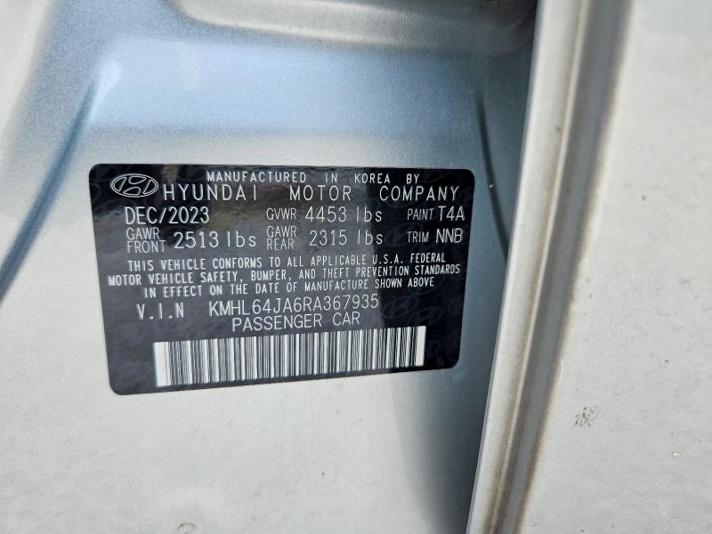 Продажа на аукционе авто 2024 Hyundai Sonata, vin: KMHL64JA6RA367935, номер лота: 64022566