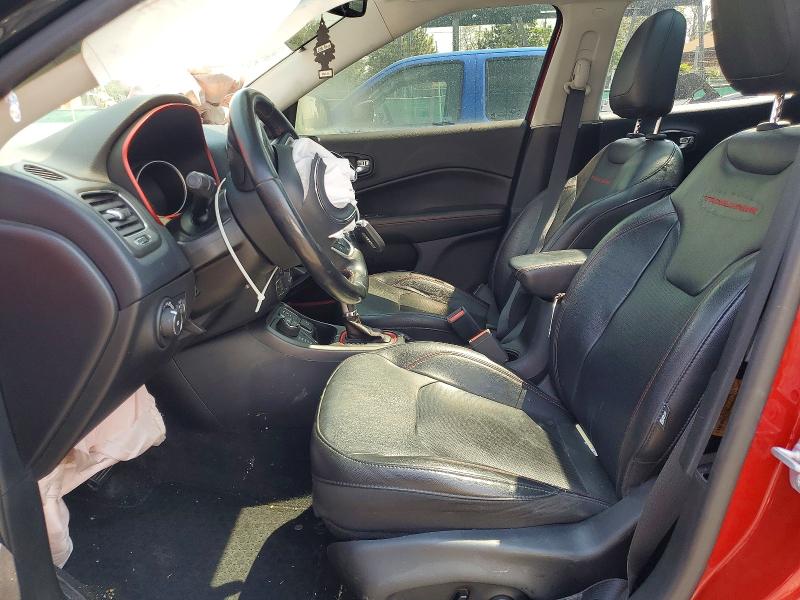 2018 Jeep Compass მანქანა იყიდება აუქციონზე, vin: 3C4NJDDB9JT501205, აუქციონის ნომერი: 64306646