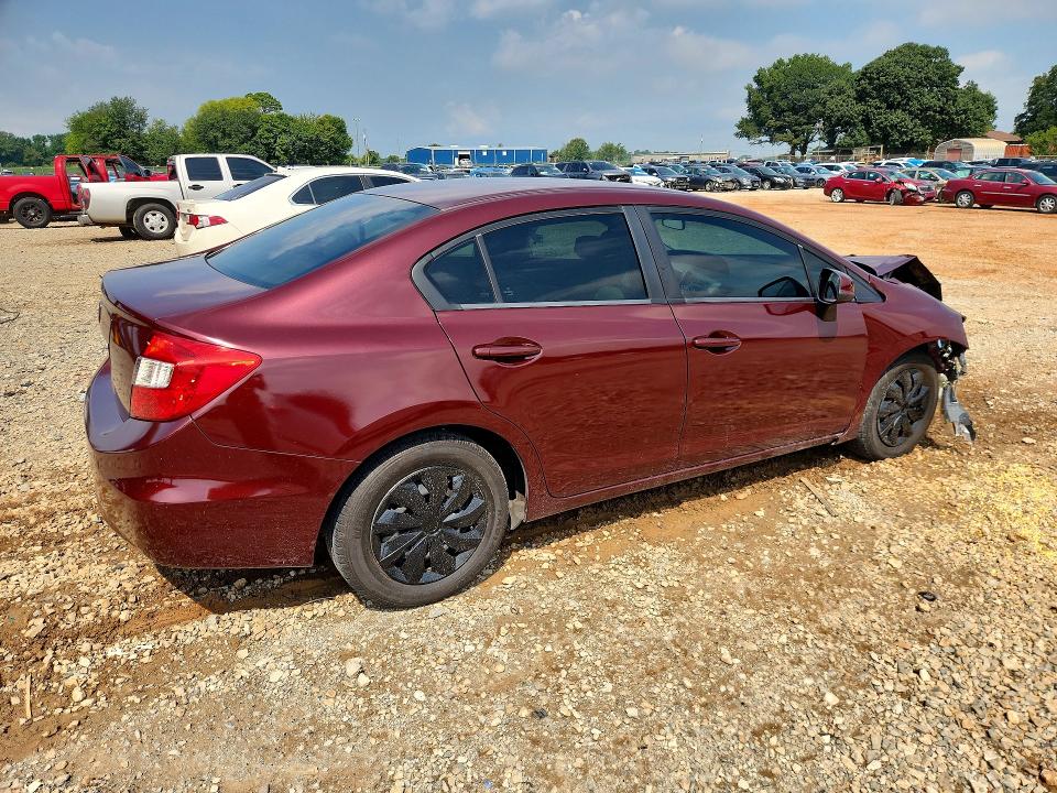 Продажа на аукционе авто 2012 Honda Civic, vin: 2HGFB2F51CH579438, номер лота: 65796296