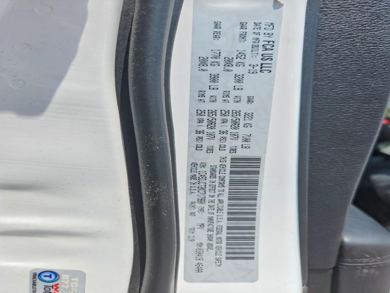 2019 Dodge Durango მანქანა იყიდება აუქციონზე, vin: 1C4SDJCT2KC717980, აუქციონის ნომერი: 64290996
