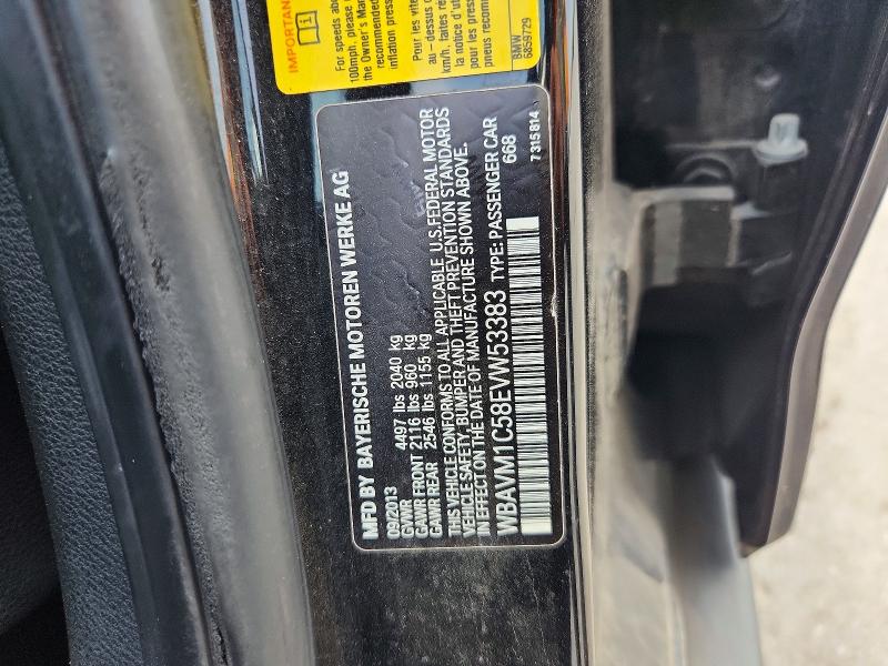 Aukcja sprzedaży 2014 Bmw X1, vin: WBAVM1C58EVW53383, numer aukcji: 65033976