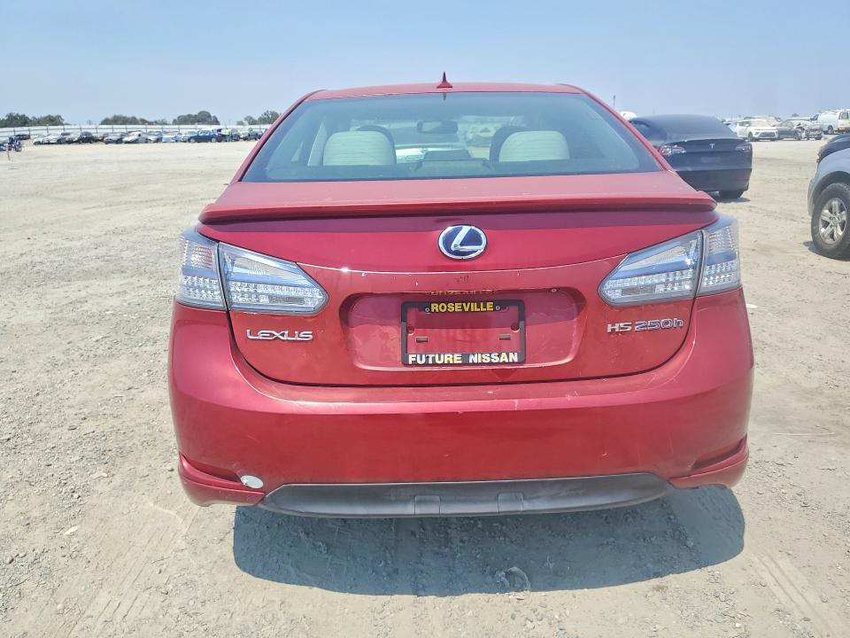 Aukcja sprzedaży 2010 Lexus Hs, vin: JTHBB1BA6A2022359, numer aukcji: 64063456