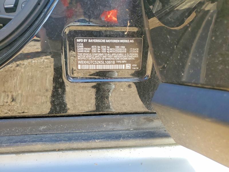 2019 Bmw X1 მანქანა იყიდება აუქციონზე, vin: WBXHU7C52K5L10618, აუქციონის ნომერი: 64543436