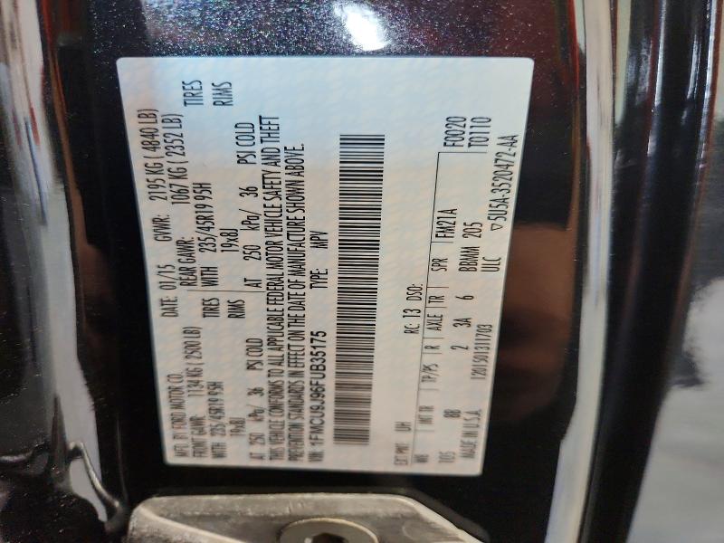 Продаж на аукціоні авто 2015 Ford Escape, vin: 1FMCU9J96FUB35175, номер лоту: 64735466