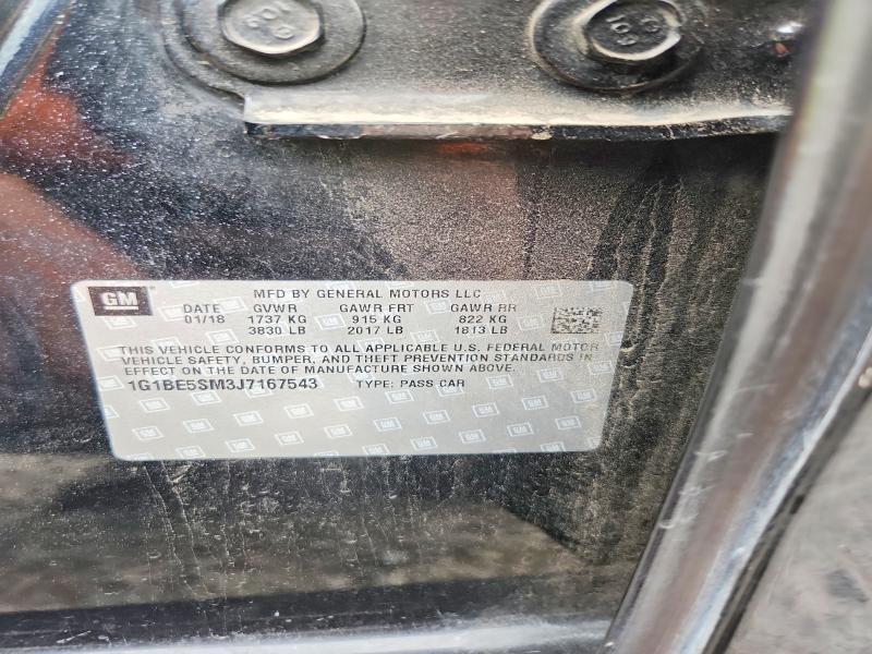 Продажа на аукционе авто 2018 Chevrolet Cruze, vin: 1G1BE5SM3J7167543, номер лота: 66744876
