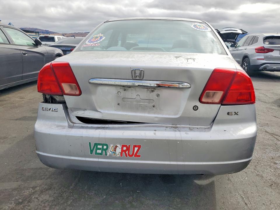 2001 Honda Civic მანქანა იყიდება აუქციონზე, vin: 1HGES25781L027529, აუქციონის ნომერი: 65347216