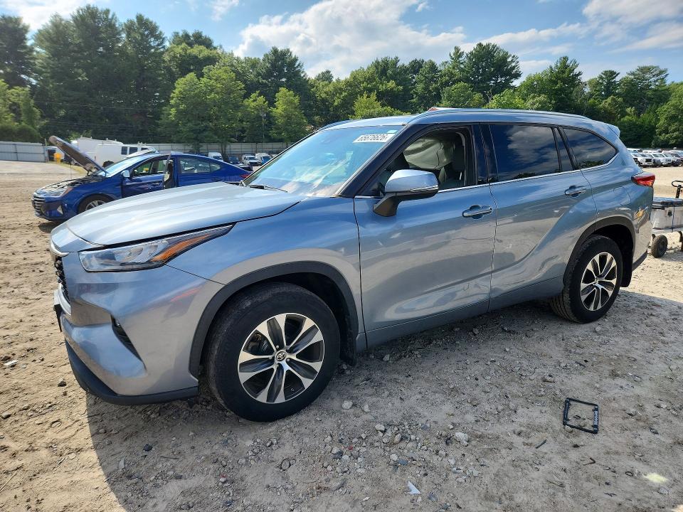 2020 Toyota Highlander მანქანა იყიდება აუქციონზე, vin: 5TDGZRBH3LS043812, აუქციონის ნომერი: 65676626