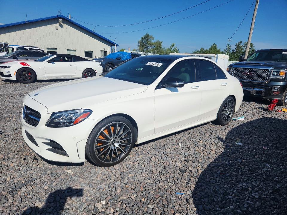 66590056 :رقم المزاد ، 55SWF8EB7LU325931 vin ، 2020 Mercedes-benz C مزاد بيع
