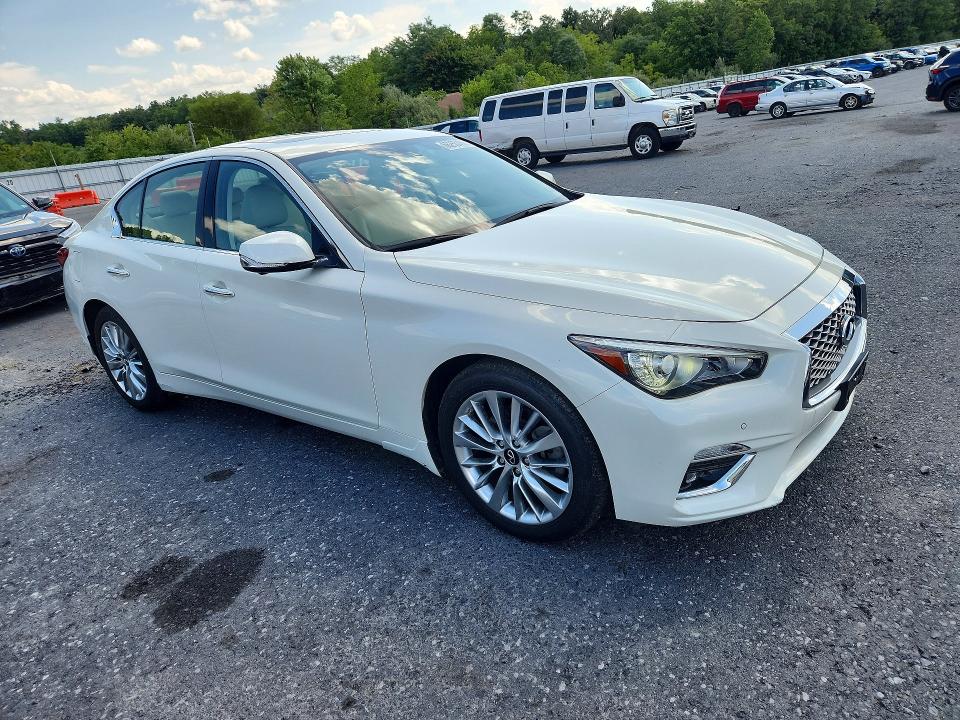2021 Infiniti Q50 მანქანა იყიდება აუქციონზე, vin: JN1EV7BR8MM752848, აუქციონის ნომერი: 66250466