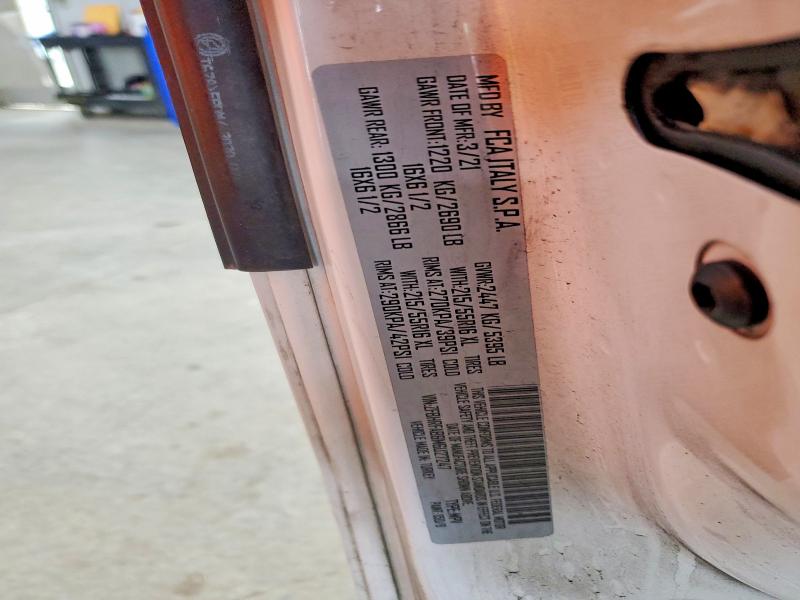 2021 Ram Promaster City მანქანა იყიდება აუქციონზე, vin: ZFBHRFAB6M6U27247, აუქციონის ნომერი: 64765676