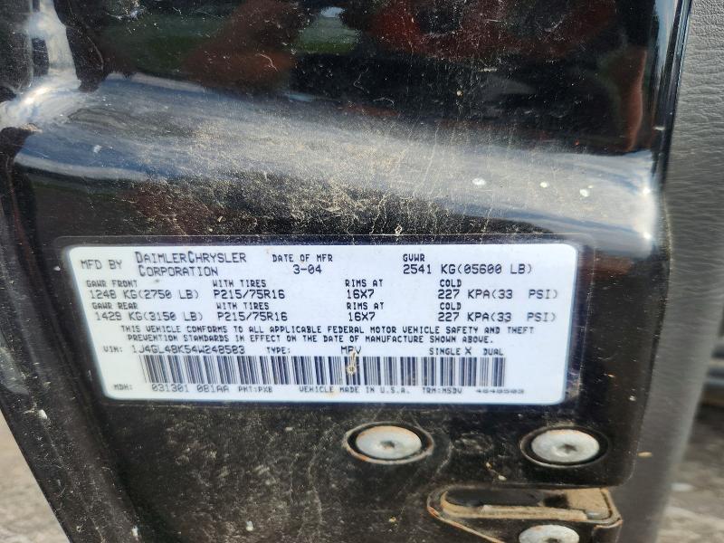 Aukcja sprzedaży 2004 Jeep Liberty, vin: 1J4GL48K54W248583, numer aukcji: 65359286