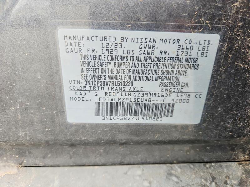 65488806 :رقم المزاد ، 3N1CP5BV7RL510220 vin ، 2024 Nissan Kicks مزاد بيع