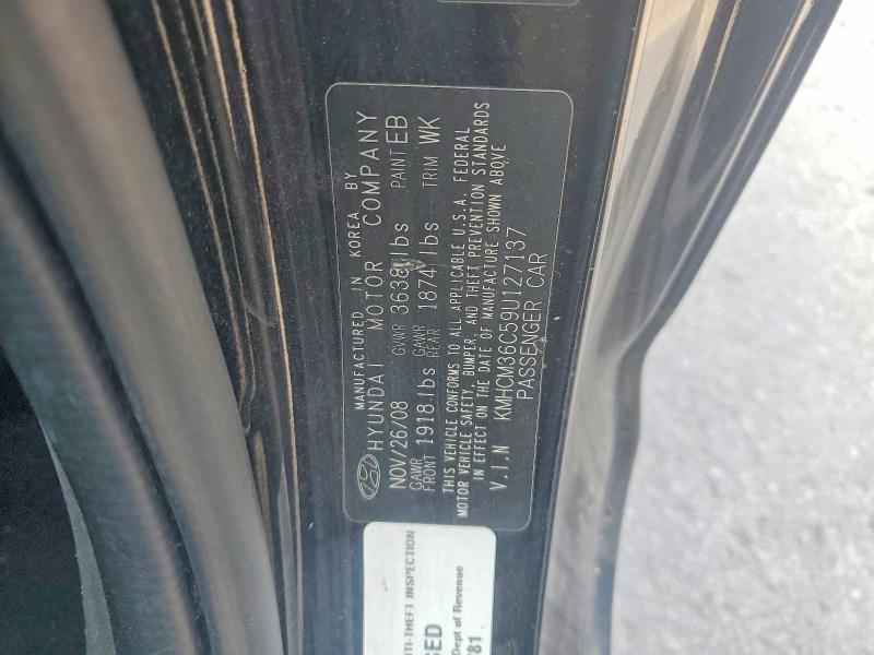 Продажа на аукционе авто 2009 Hyundai Accent, vin: KMHCM36C59U127137, номер лота: 61439476