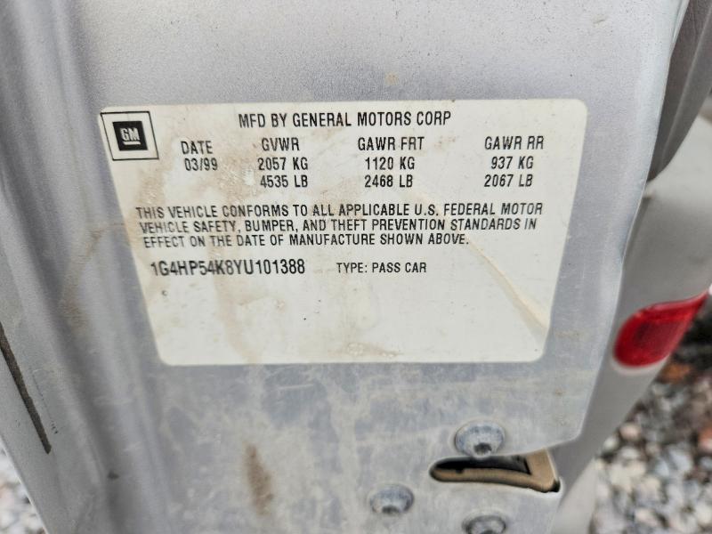 Aukcja sprzedaży 2000 Buick Lesabre, vin: 1G4HP54K8YU101388, numer aukcji: 64931266