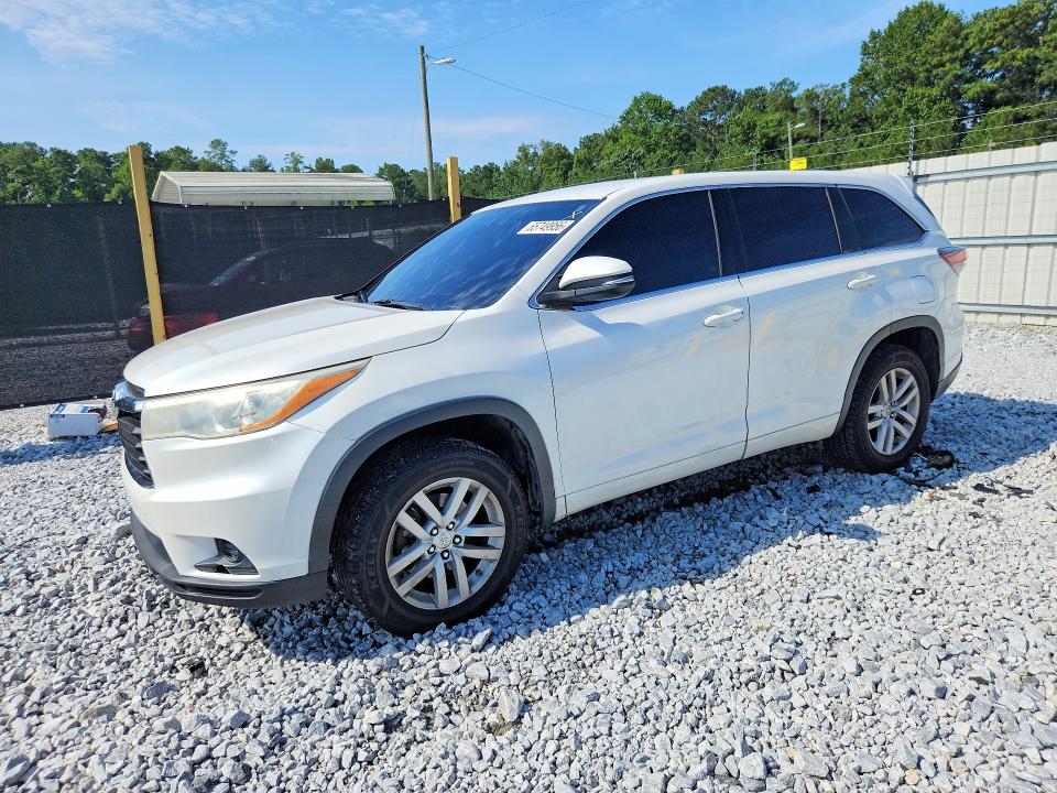 2015 Toyota Highlander მანქანა იყიდება აუქციონზე, vin: 5TDZKRFH5FS052989, აუქციონის ნომერი: 65749956