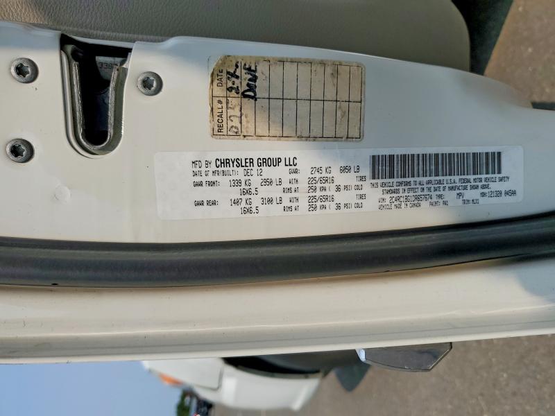 Aukcja sprzedaży 2013 Chrysler Town & Country, vin: 2C4RC1BG1DR657674, numer aukcji: 64191446
