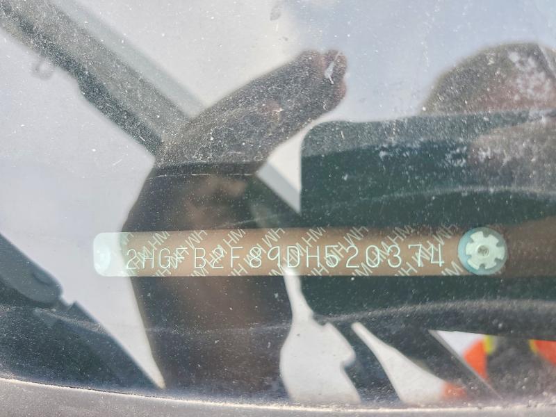 Продаж на аукціоні авто 2013 Honda Civic, vin: 2HGFB2F89DH520374, номер лоту: 64936116