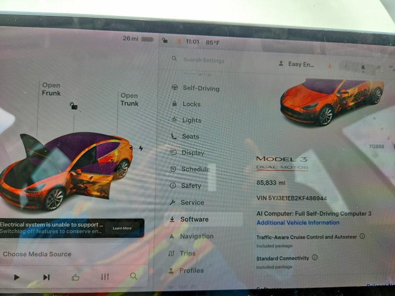 Aukcja sprzedaży 2019 Tesla Model 3, vin: 5YJ3E1EB2KF486944, numer aukcji: 62891886