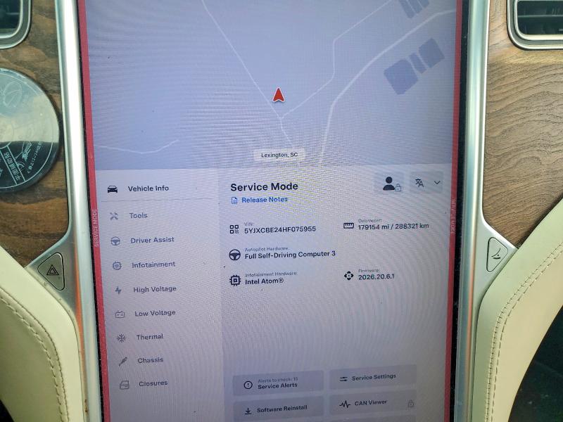 Продаж на аукціоні авто 2017 Tesla Model X, vin: 5YJXCBE24HF075955, номер лоту: 66119476