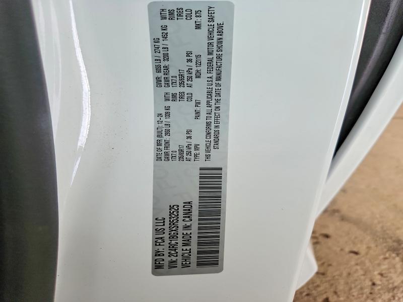 65113006 :رقم المزاد ، 2C4RC1BGXSR532525 vin ، 2025 Chrysler Pacifica مزاد بيع