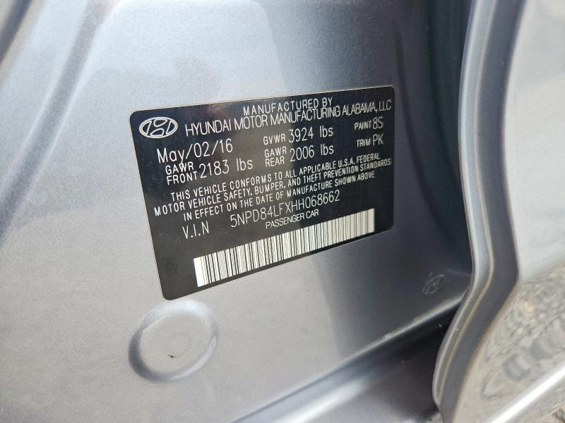 Aukcja sprzedaży 2017 Hyundai Elantra, vin: 5NPD84LFXHH068662, numer aukcji: 67172286