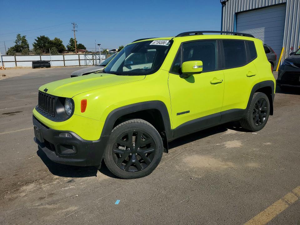 Продажа на аукционе авто 2018 Jeep Renegade, vin: ZACCJBBB6JPH10407, номер лота: 67184586
