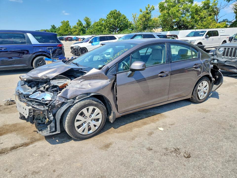 2012 Honda Civic მანქანა იყიდება აუქციონზე, vin: 19XFB2F53CE062278, აუქციონის ნომერი: 66203536