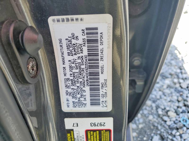 Aukcja sprzedaży 2009 Toyota Corolla, vin: 1NXBU40EX9Z055430, numer aukcji: 64067256