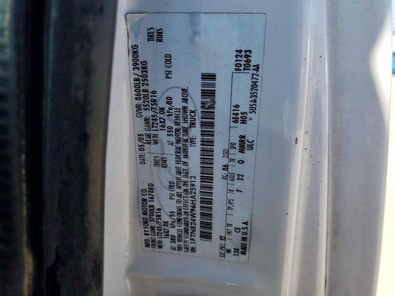 Aukcja sprzedaży 2006 Ford Econoline, vin: 1FTNE24W96HA25913, numer aukcji: 63388176