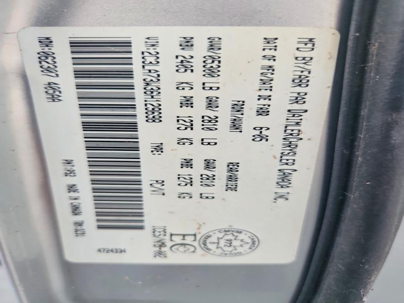 65307056 :رقم المزاد ، 2C3LA73W36H129698 vin ، 2006 Chrysler 300c مزاد بيع