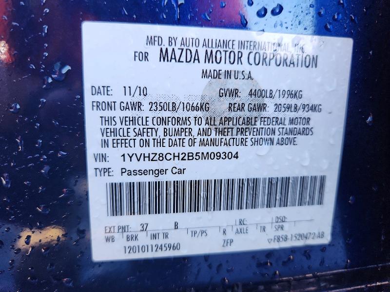 Продаж на аукціоні авто 2011 Mazda 6, vin: 1YVHZ8CH2B5M09304, номер лоту: 63765966