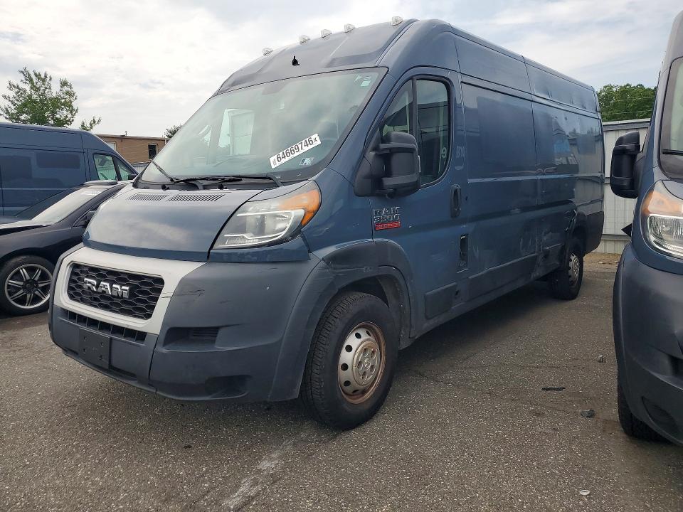 2020 Ram Promaster 3500 მანქანა იყიდება აუქციონზე, vin: 3C6URVJG8LE136167, აუქციონის ნომერი: 64669746