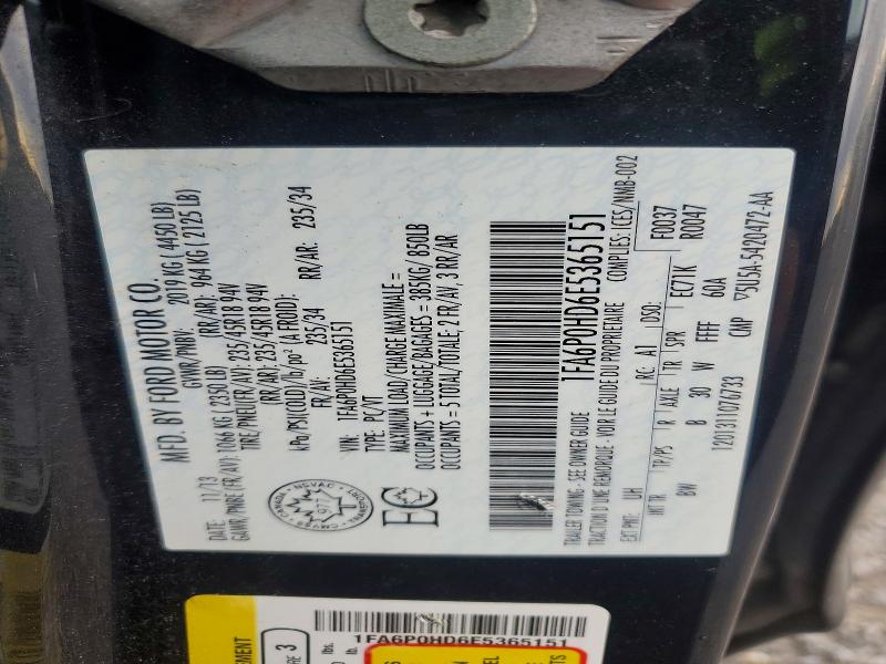 Продаж на аукціоні авто 2014 Ford Fusion, vin: 1FA6P0HD6E5365151, номер лоту: 64464016
