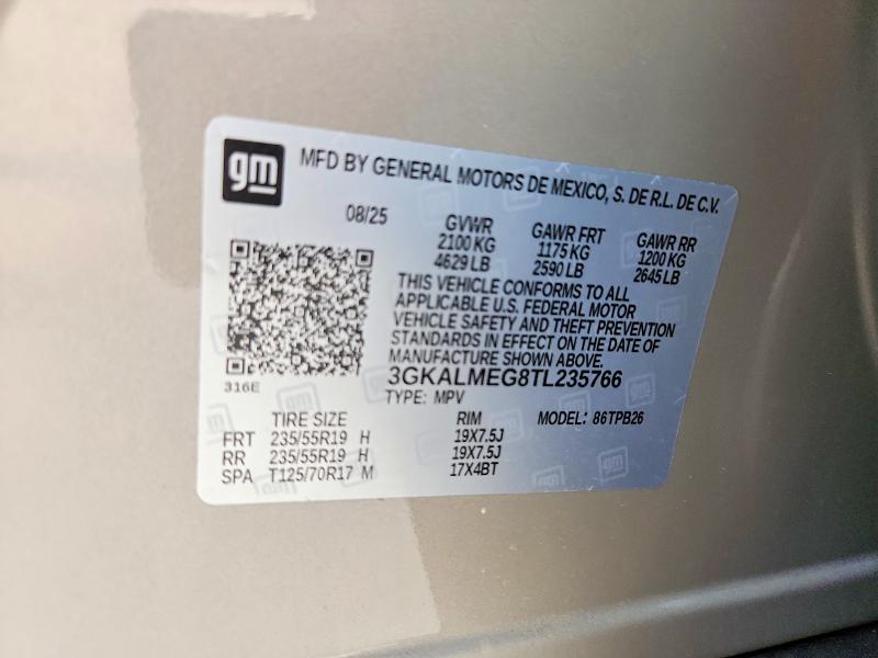 63669356 :رقم المزاد ، 3GKALMEG8TL235766 vin ، 2026 Gmc Terrain مزاد بيع