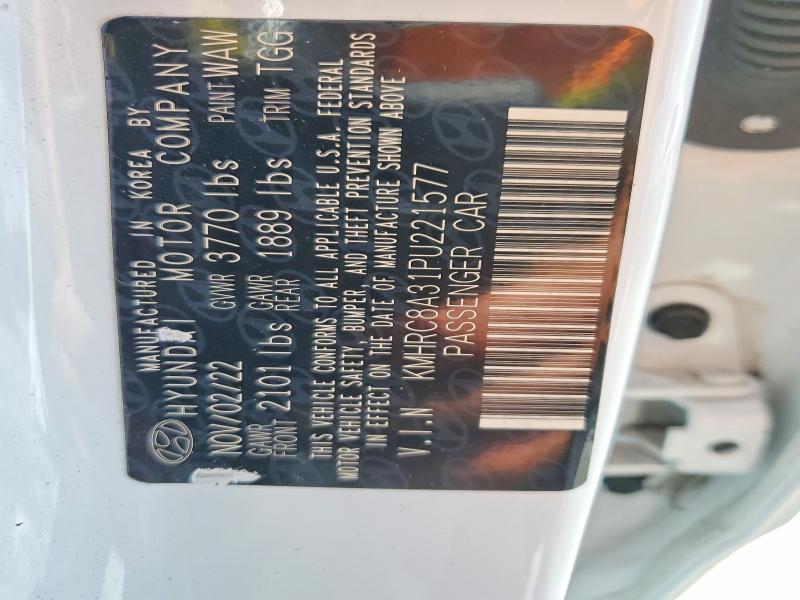 Продаж на аукціоні авто 2023 Hyundai Venue, vin: KMHRC8A31PU221577, номер лоту: 64550226