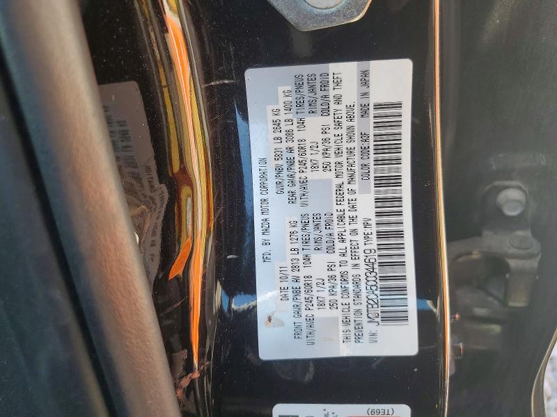 Aukcja sprzedaży 2012 Mazda Cx-9, vin: JM3TB2CA5C0344619, numer aukcji: 67035256