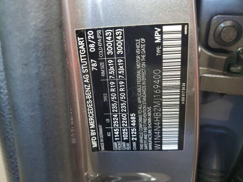 Продаж на аукціоні авто 2021 Mercedes-benz Gla, vin: W1N4N4HB2MJ169400, номер лоту: 64982026