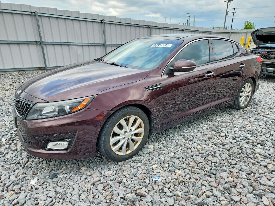 2015 Kia Optima მანქანა იყიდება აუქციონზე, vin: 5XXGN4A79FG397721, აუქციონის ნომერი: 63917016