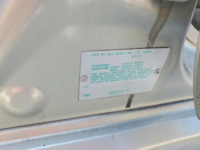 2006 Subaru Forester მანქანა იყიდება აუქციონზე, vin: JF1SG63626H704353, აუქციონის ნომერი: 66437966