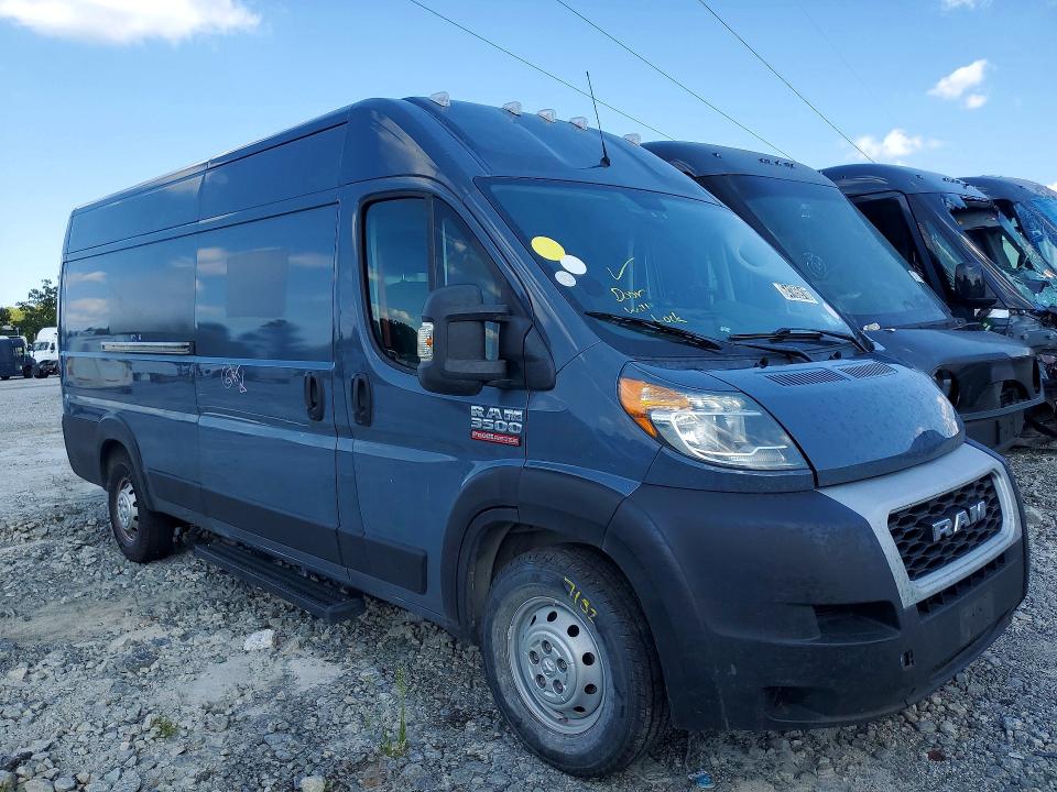 2020 Ram Promaster 3500 მანქანა იყიდება აუქციონზე, vin: 3C6URVJG1LE129335, აუქციონის ნომერი: 64185916