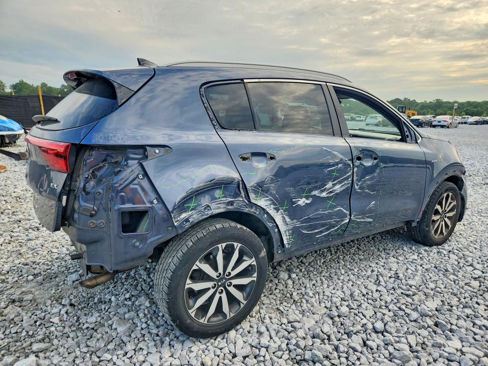 2017 Kia Sportage მანქანა იყიდება აუქციონზე, vin: KNDPNCAC0H7072507, აუქციონის ნომერი: 65490486