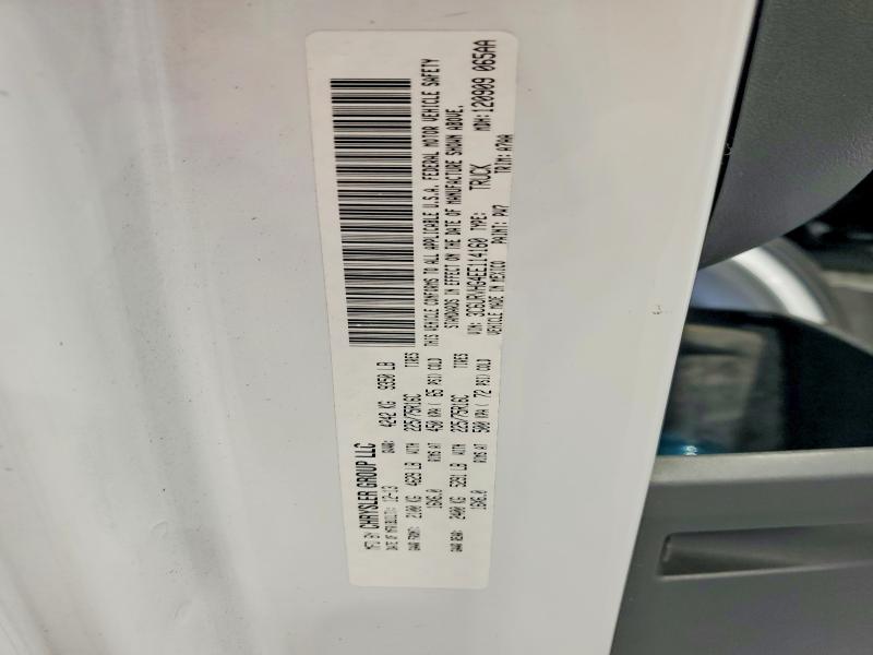 65704396 :رقم المزاد ، 3C6URVHG4EE114160 vin ، 2014 Ram Promaster 3500 مزاد بيع