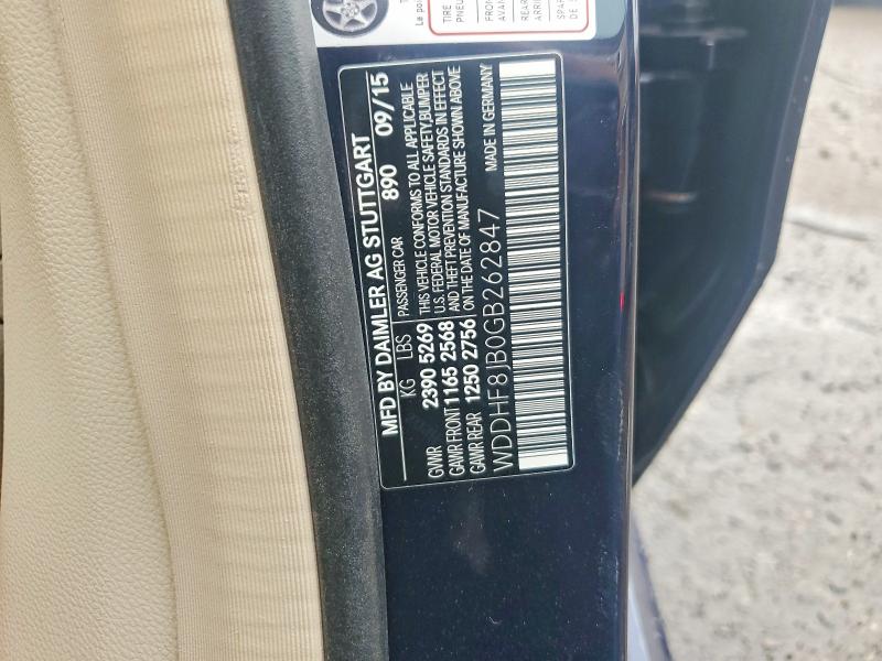 2016 Mercedes-benz E მანქანა იყიდება აუქციონზე, vin: WDDHF8JB0GB262847, აუქციონის ნომერი: 64097506