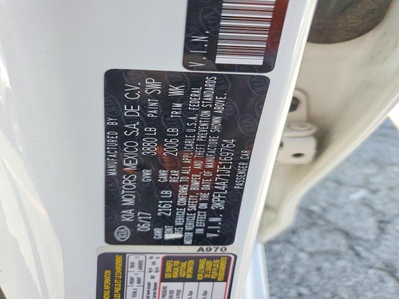 Продажа на аукционе авто 2018 Kia Forte, vin: 3KPFL4A71JE169764, номер лота: 65606906