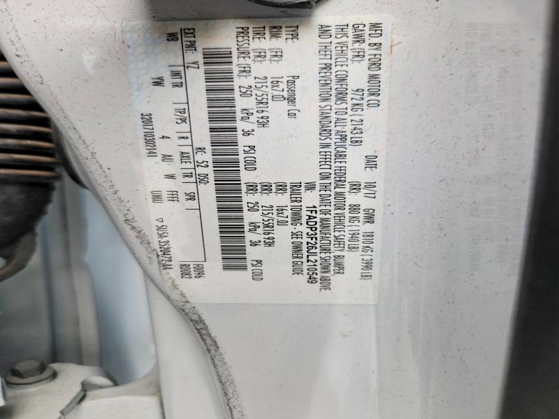 Продажа на аукционе авто 2018 Ford Focus, vin: 1FADP3F26JL210549, номер лота: 66592986