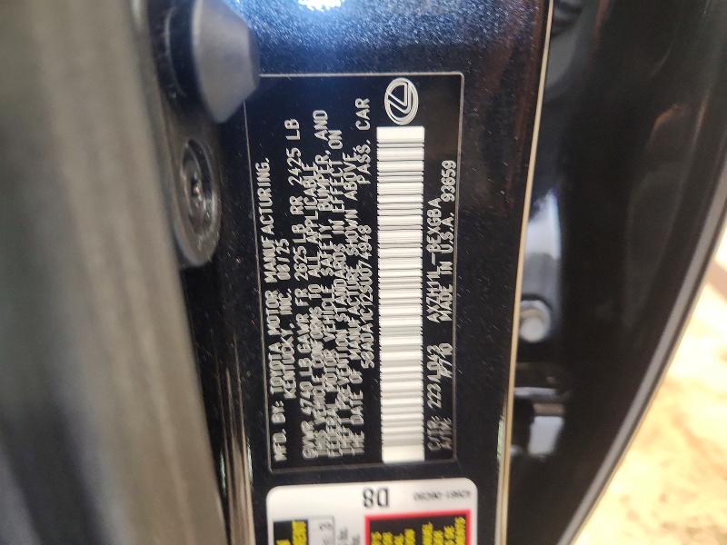 64369896 :رقم المزاد ، 58ADA1C12SU074948 vin ، 2025 Lexus Es 300h مزاد بيع