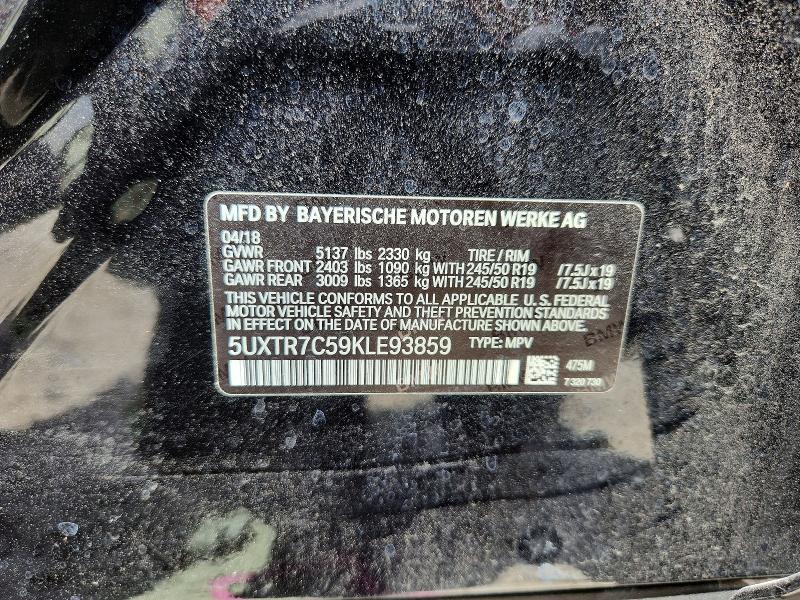 Продажа на аукционе авто 2019 Bmw X3, vin: 5UXTR7C59KLE93859, номер лота: 65839346