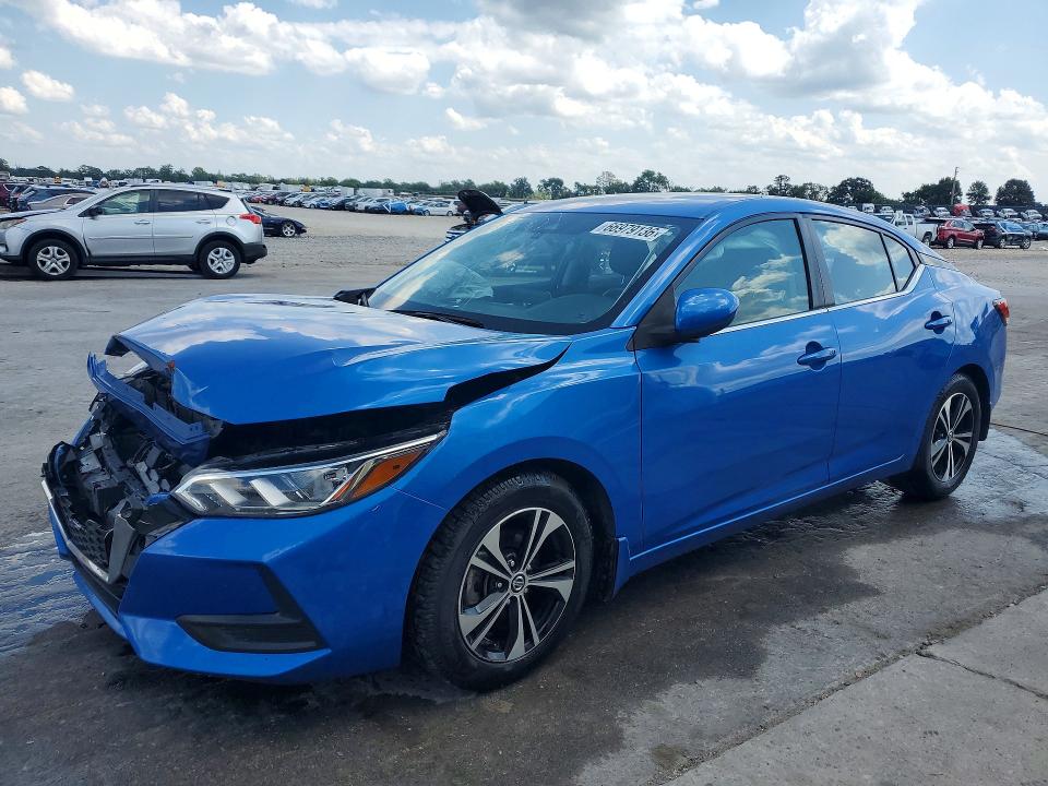 2022 Nissan Sentra მანქანა იყიდება აუქციონზე, vin: 3N1AB8CV2NY295591, აუქციონის ნომერი: 66979136